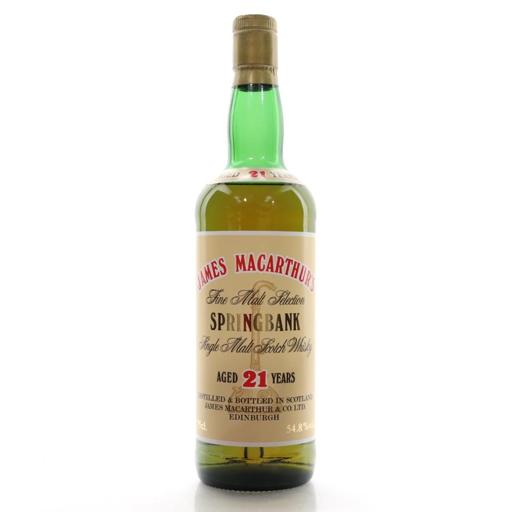 Springbank 21 Year Old James MacArthur 1980s