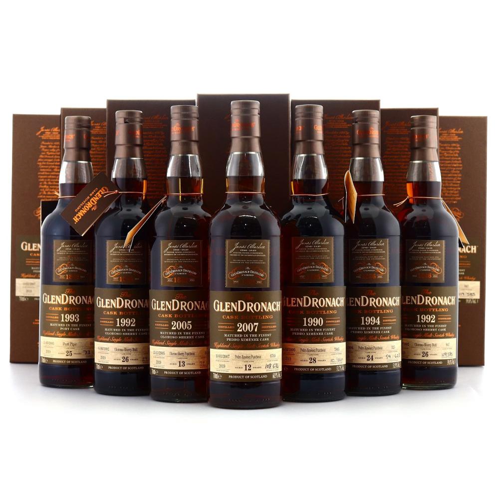 Glendronach Single Cask Batch #17 UK Releases 7 x 70cl