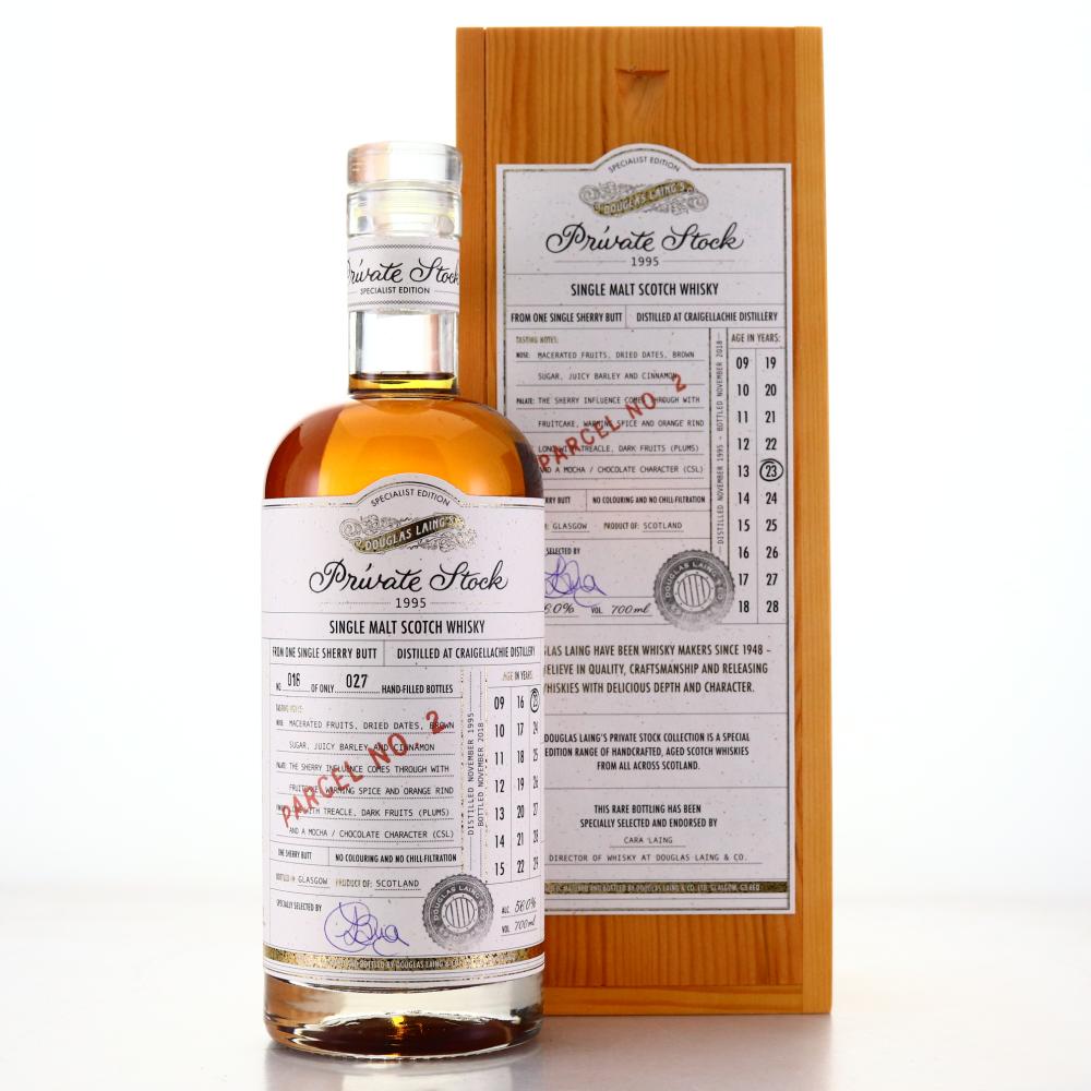 Craigellachie 1995 Douglas Laing 23 Year Old / Private Stock