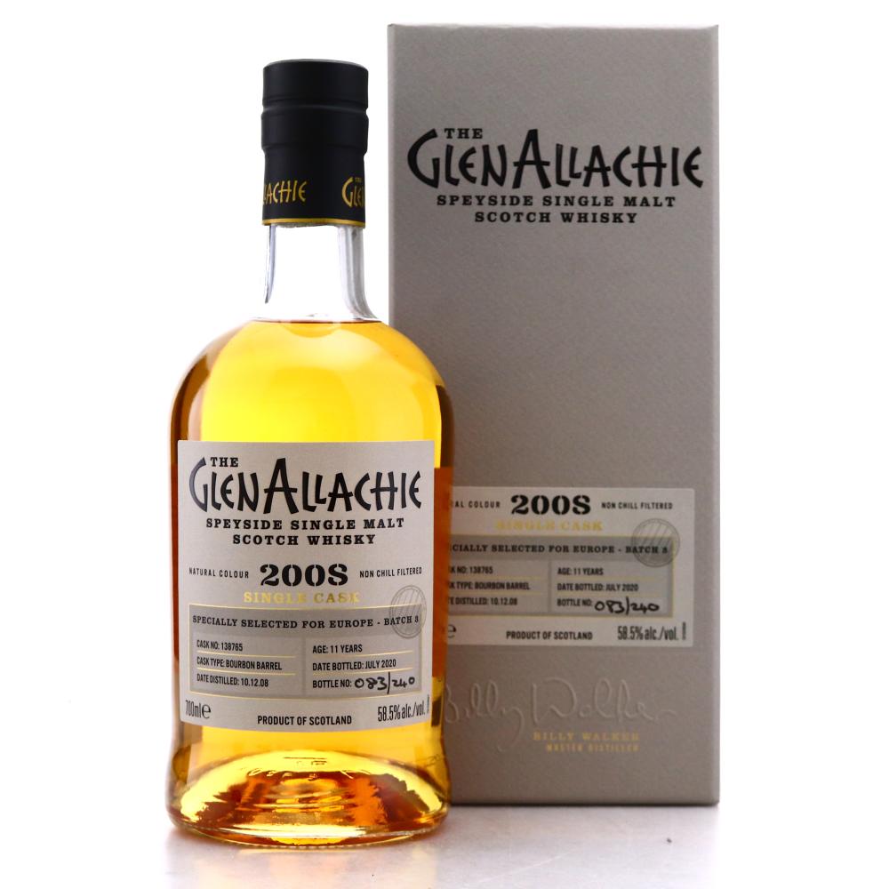 Glenallachie 2008 Single Bourbon Cask 11 Year Old #138765 / Europe Batch #3