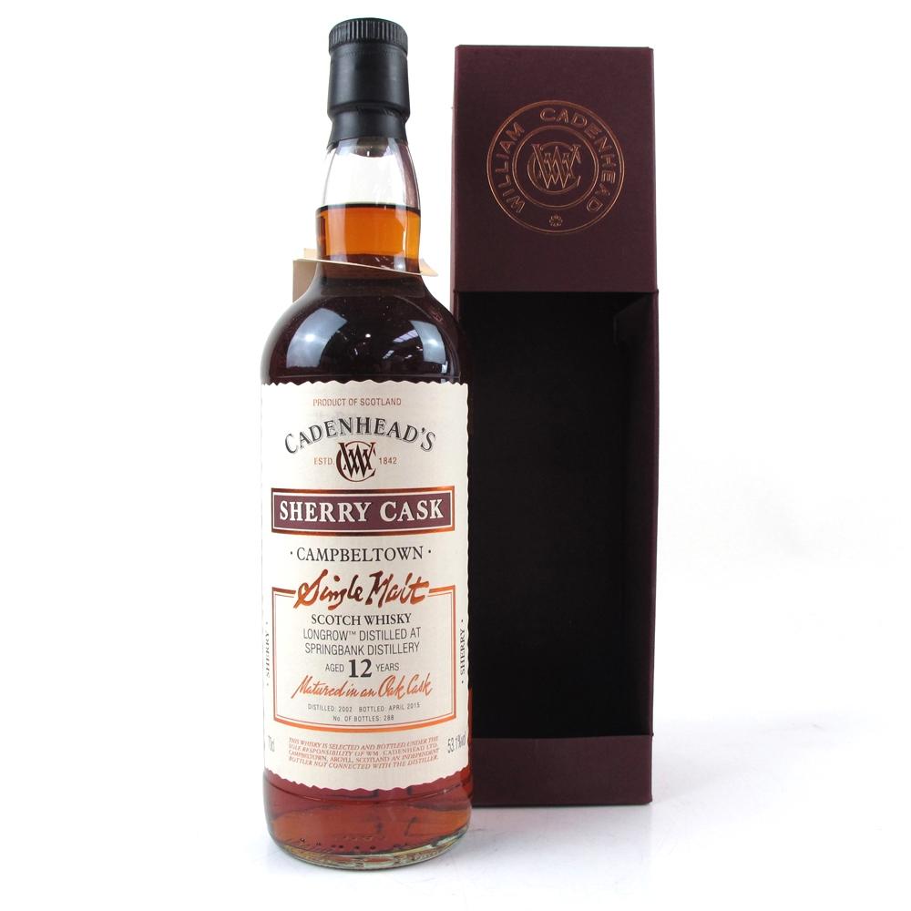 Longrow 2002 Cadenhead's 12 Year Old / Sherry Cask