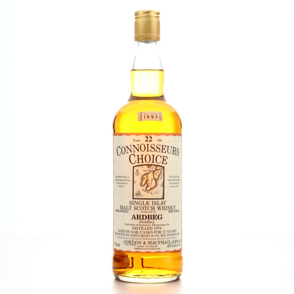 Ardbeg 1974 Gordon and MacPhail 22 Year Old 75cl / US Import