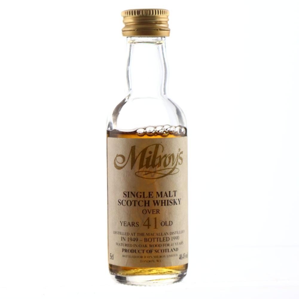 Macallan 1949 Milroy's 41 Year Old Miniature