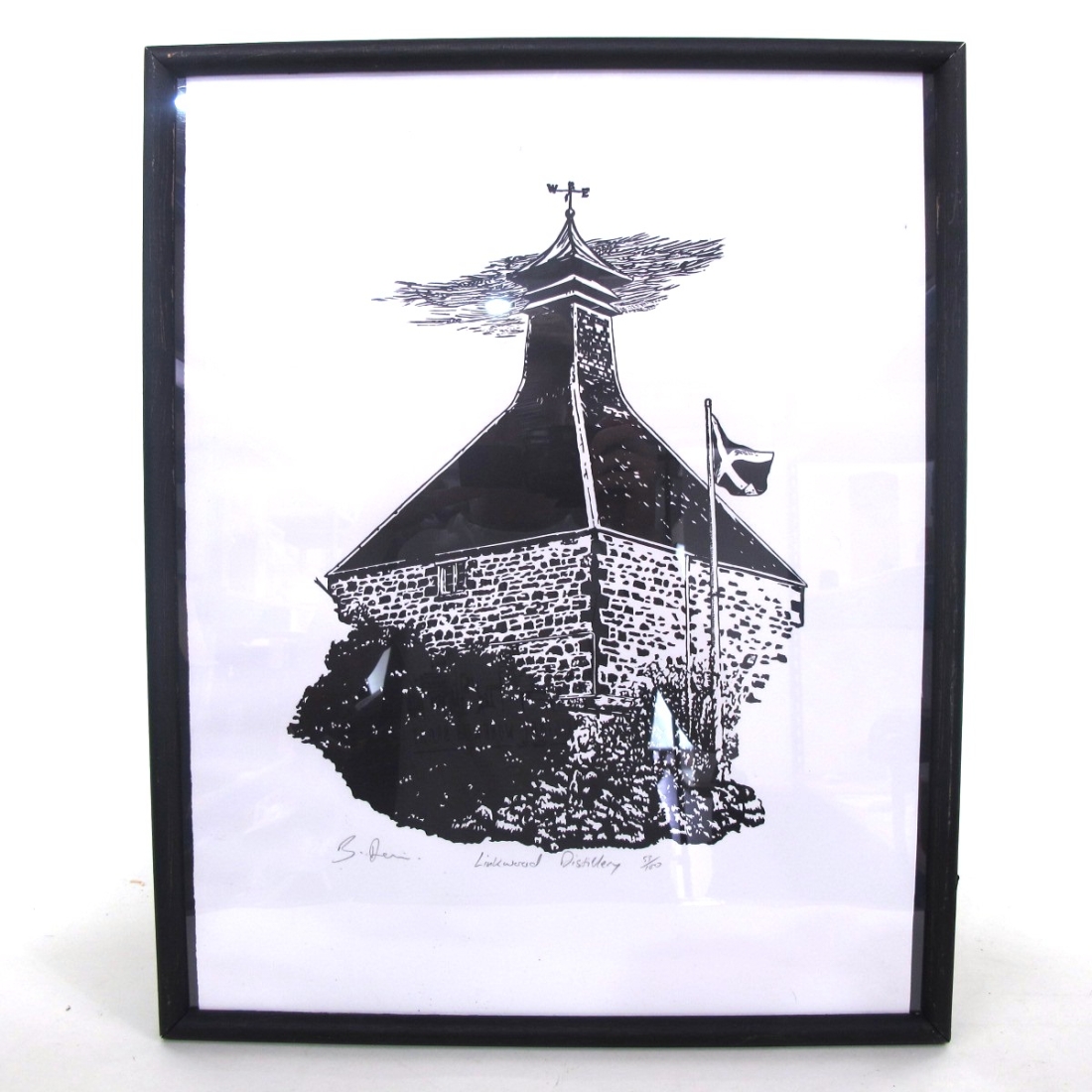 Framed Linkwood Distillery Print