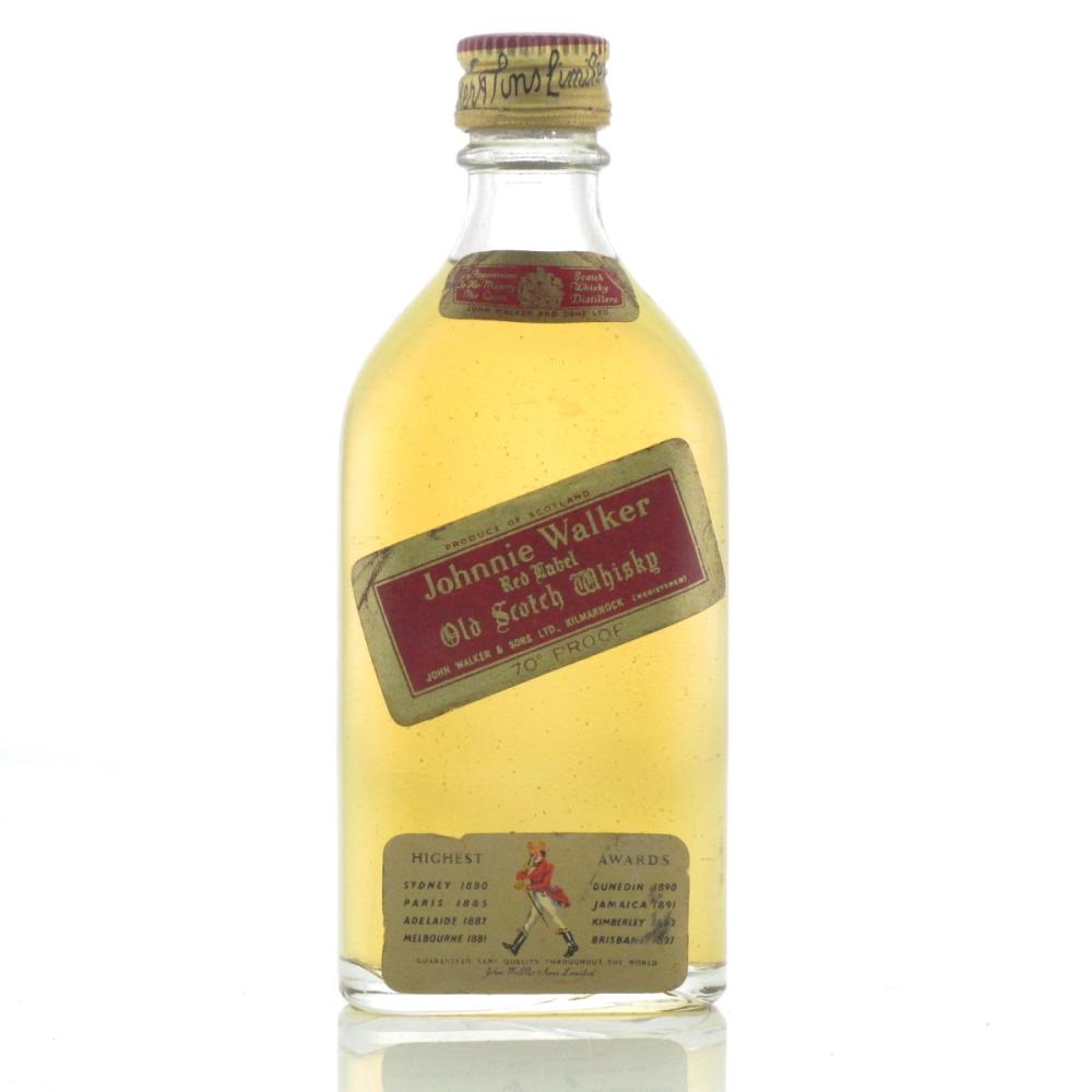 Johnnie Walker Red Label Miniature 1970s