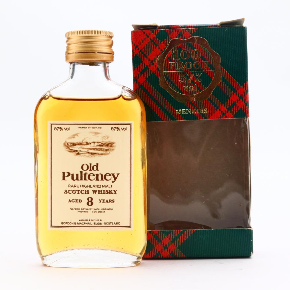 Old Pulteney 8 Year Old Gordon and MacPhail 57% Miniature 1980s