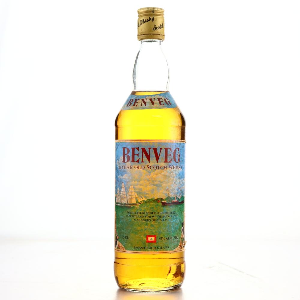 Benveg 8 Year Old Scotch Whisky 1980s