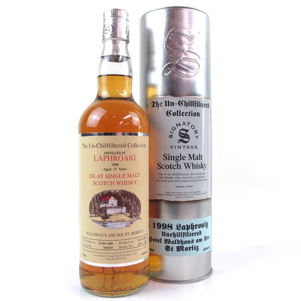 Laphroaig 1998 Signatory Vintage 15 Year Old / Hotel Waldhaus