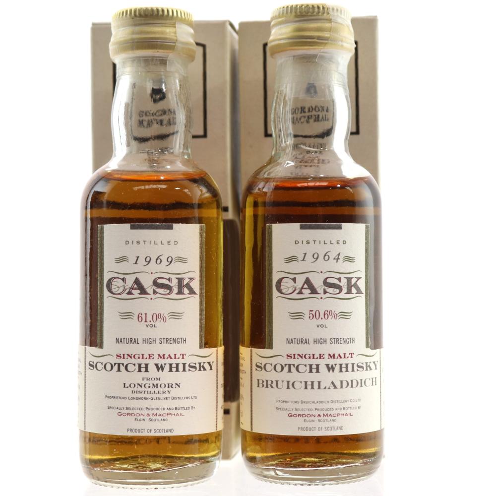 Gordon and MacPhail Cask Strength Miniature 2 x 5cl / including Bruichladdich 1964