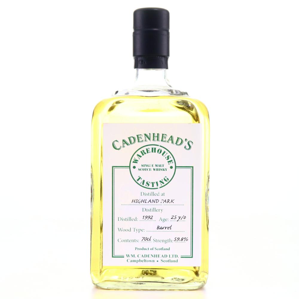 Highland Park 1992 Cadenhead's 25 Year Old / Warehouse Tasting