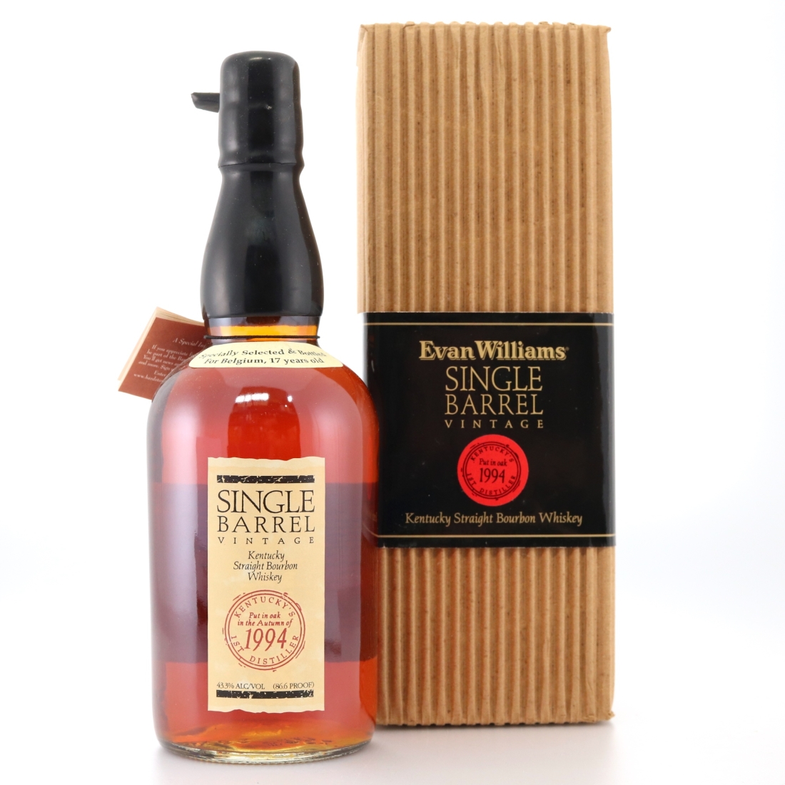 Evan Williams 1994 Single Barrel 17 Year Old / Belgian Exclusive