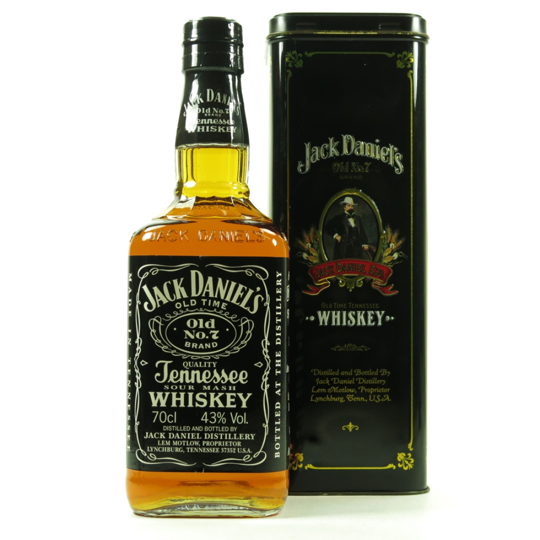 Jack Daniel's Old No7 in Presention Tin / 1992-2002