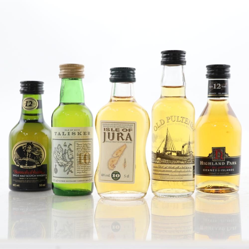 Coastal Miniature Selection 5 x 5cl / including Talisker Map Label