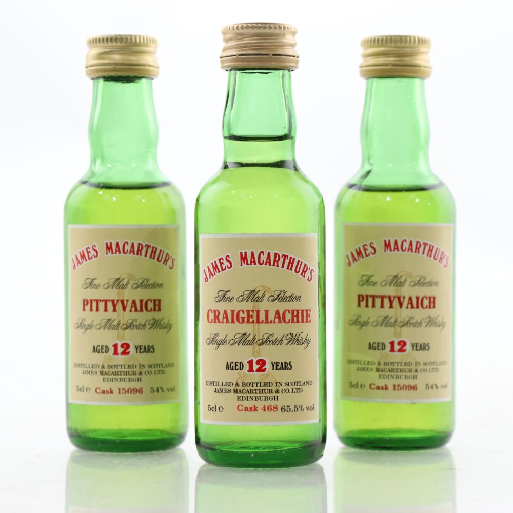 James MacArthur Miniature Selection 3 x 5cl