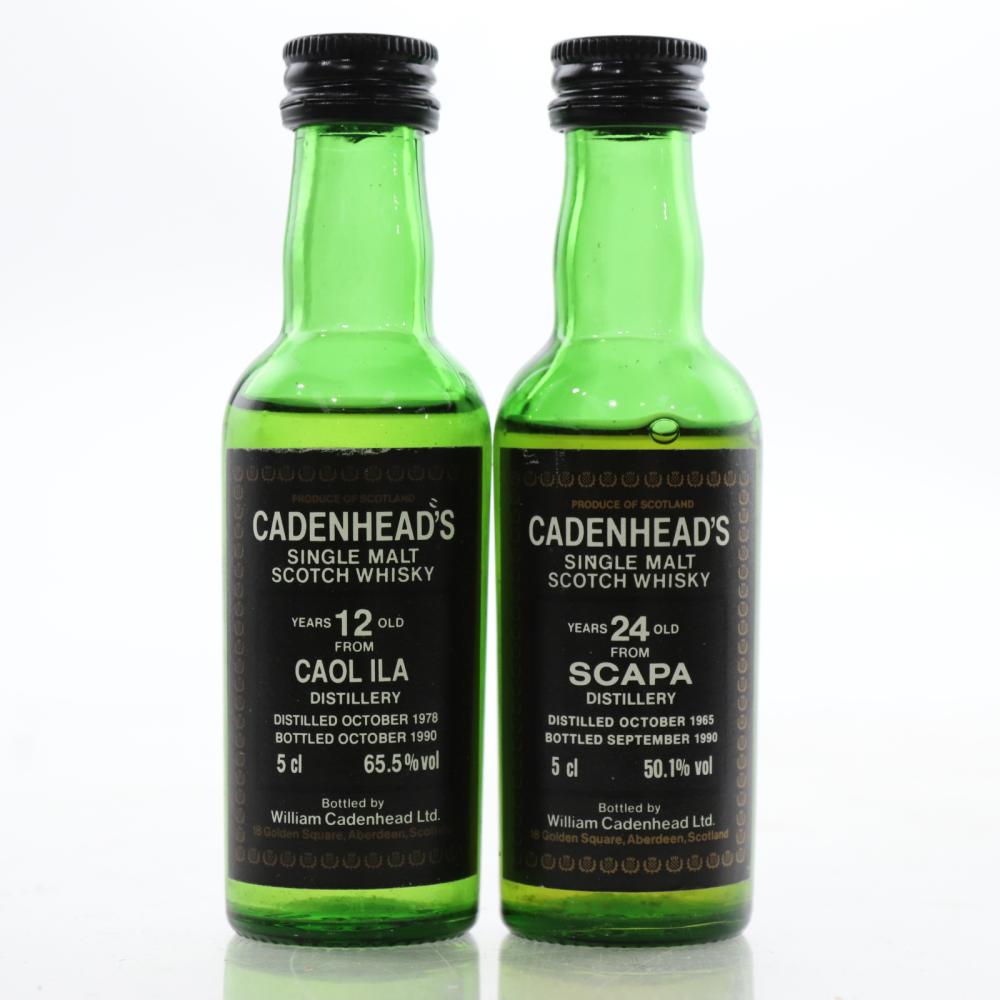 Cadenhead's Miniature Selection 2 x 5cl / including Scapa 1965 24 Year Old
