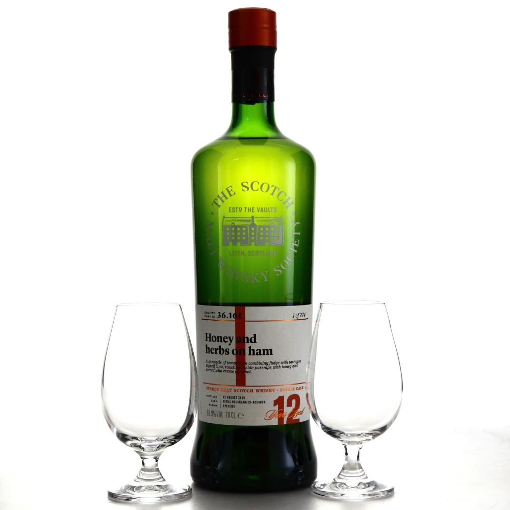 Benrinnes 2006 SMWS 12 Year Old 36.161 / with 2 x Tasting Glasses