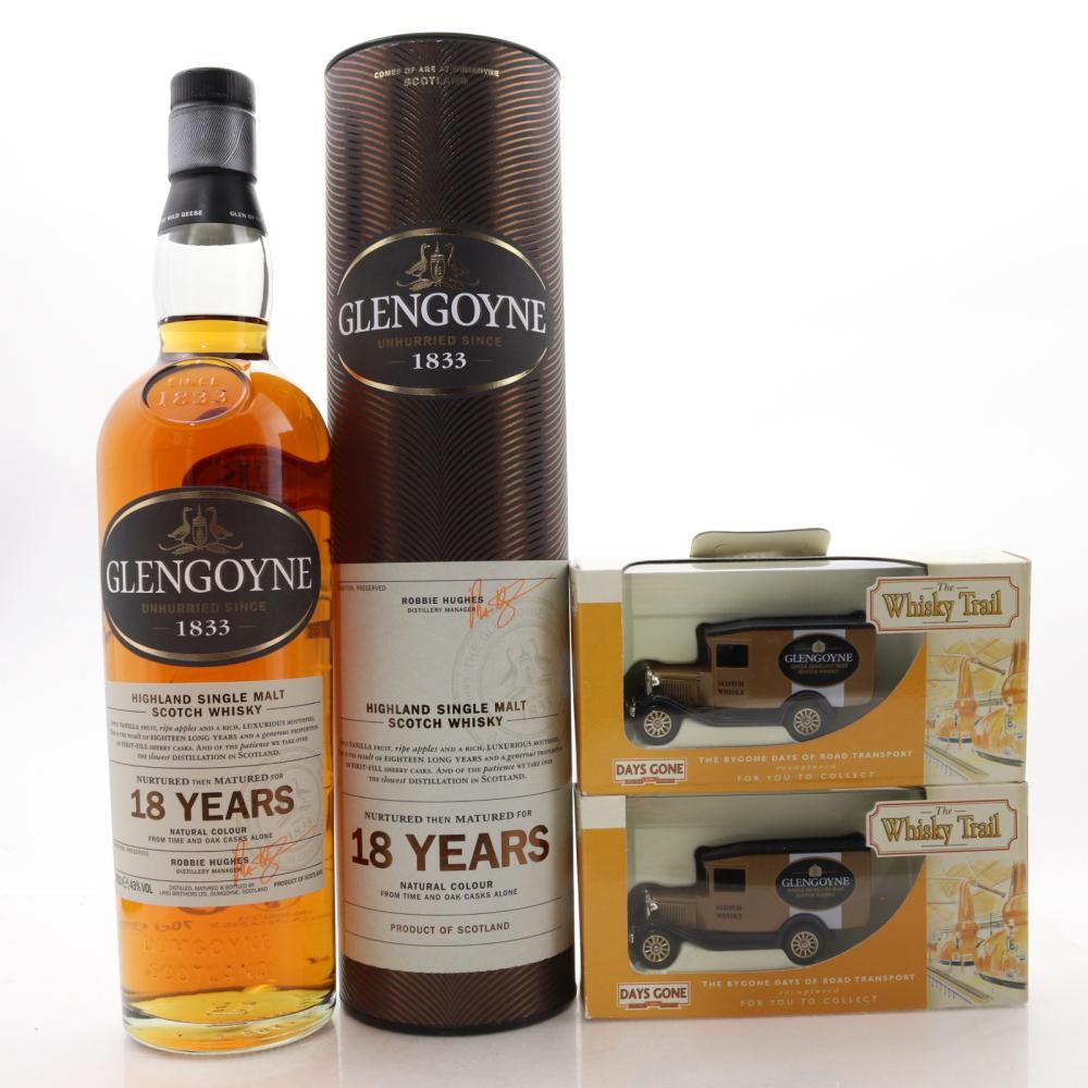 Glengoyne 18 Year Old / with Days Gone Toy Van x 2
