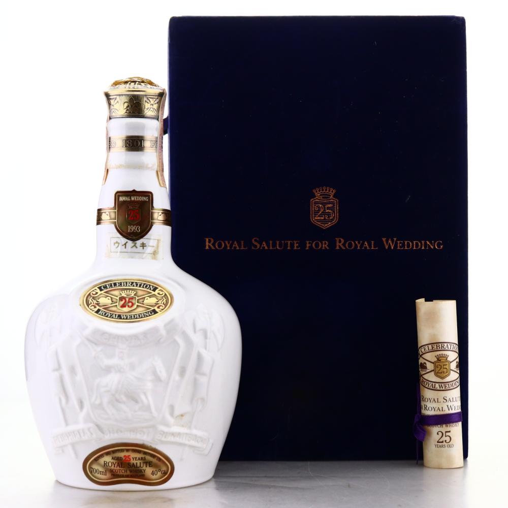 Chivas Regal 25 Year Old Royal Salute for Royal Wedding 1993 / Marriage of Japanese Crown Prince