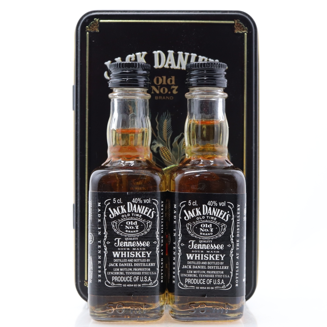 Jack Daniel's 2 x 5cl Miniature in Presentation Tin