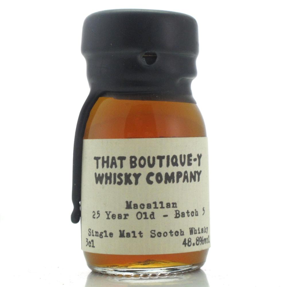 Macallan 25 Year Old That Boutique-y Whisky Company Batch #5 Miniature 3cl