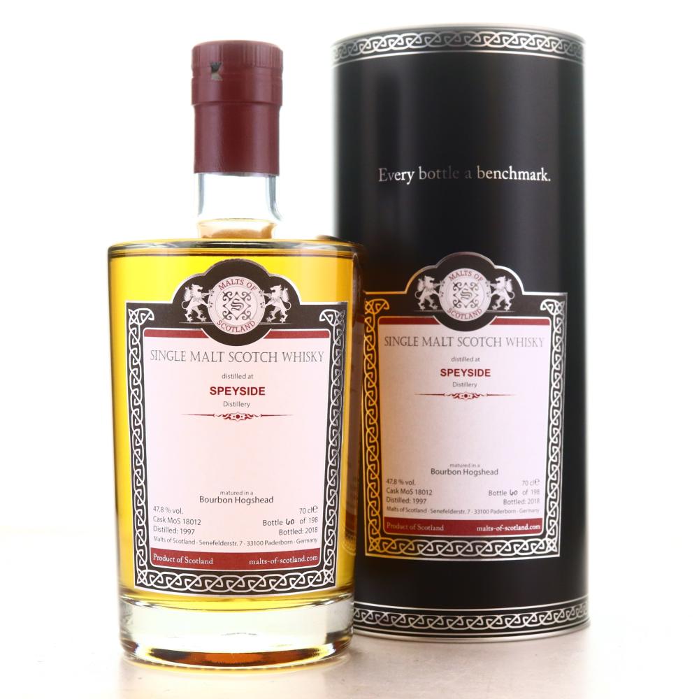 Speyside 1997 Malts of Scotland Bourbon Hogshead