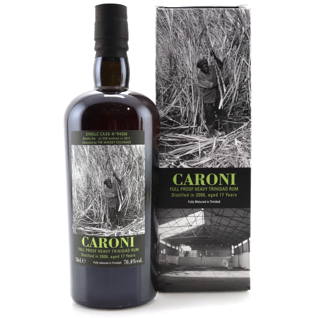 Caroni 2000 Single Cask 17 Year Old #R4008 Full Proof Rum / TWE