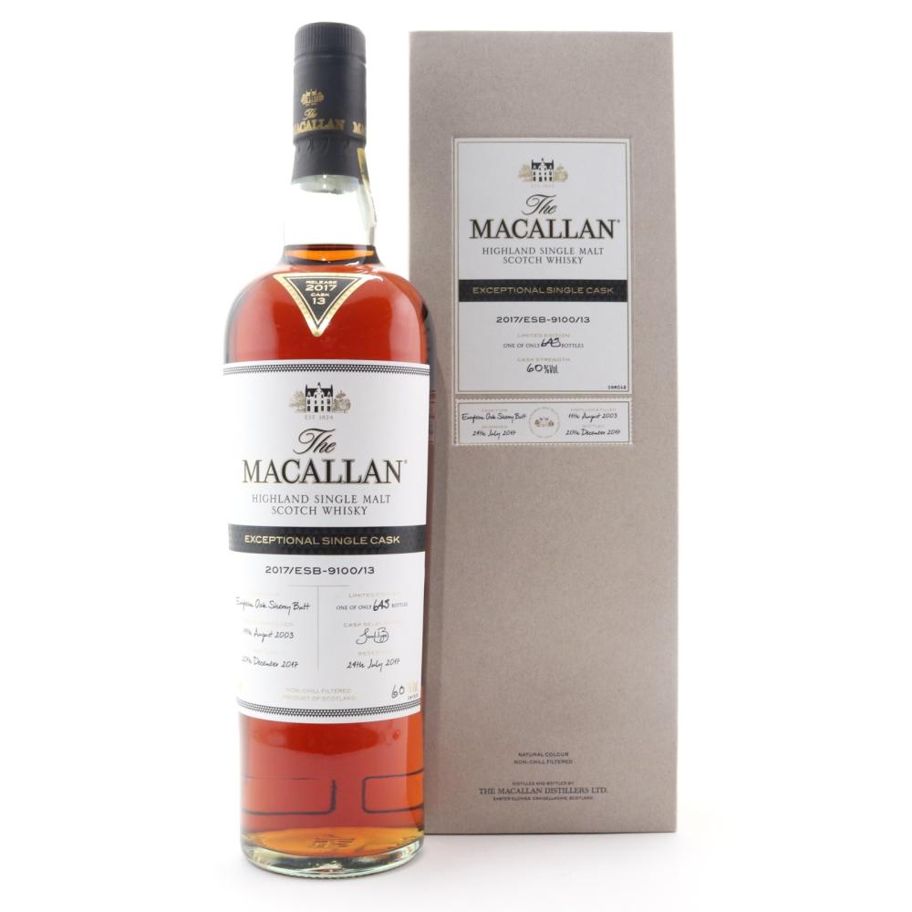 Macallan 2003 Exceptional Cask #9100-13