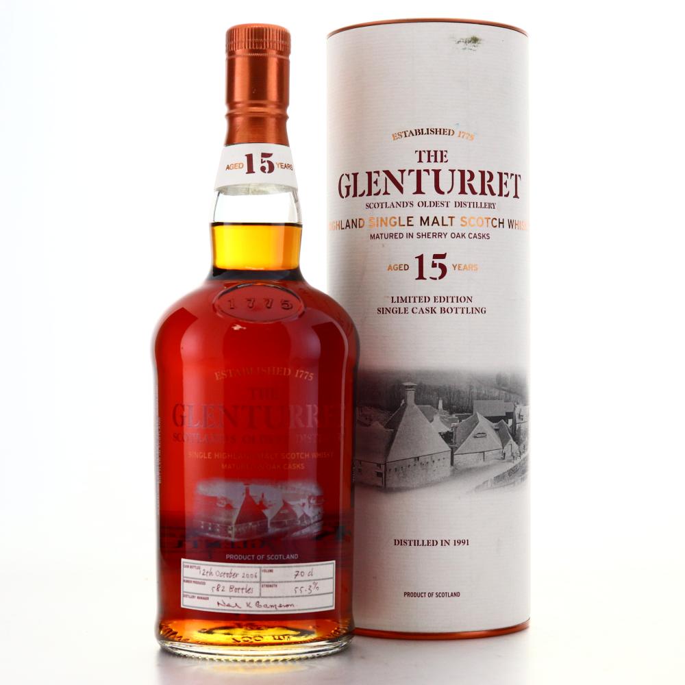 Glenturret 1991 Single Cask 15 Year Old