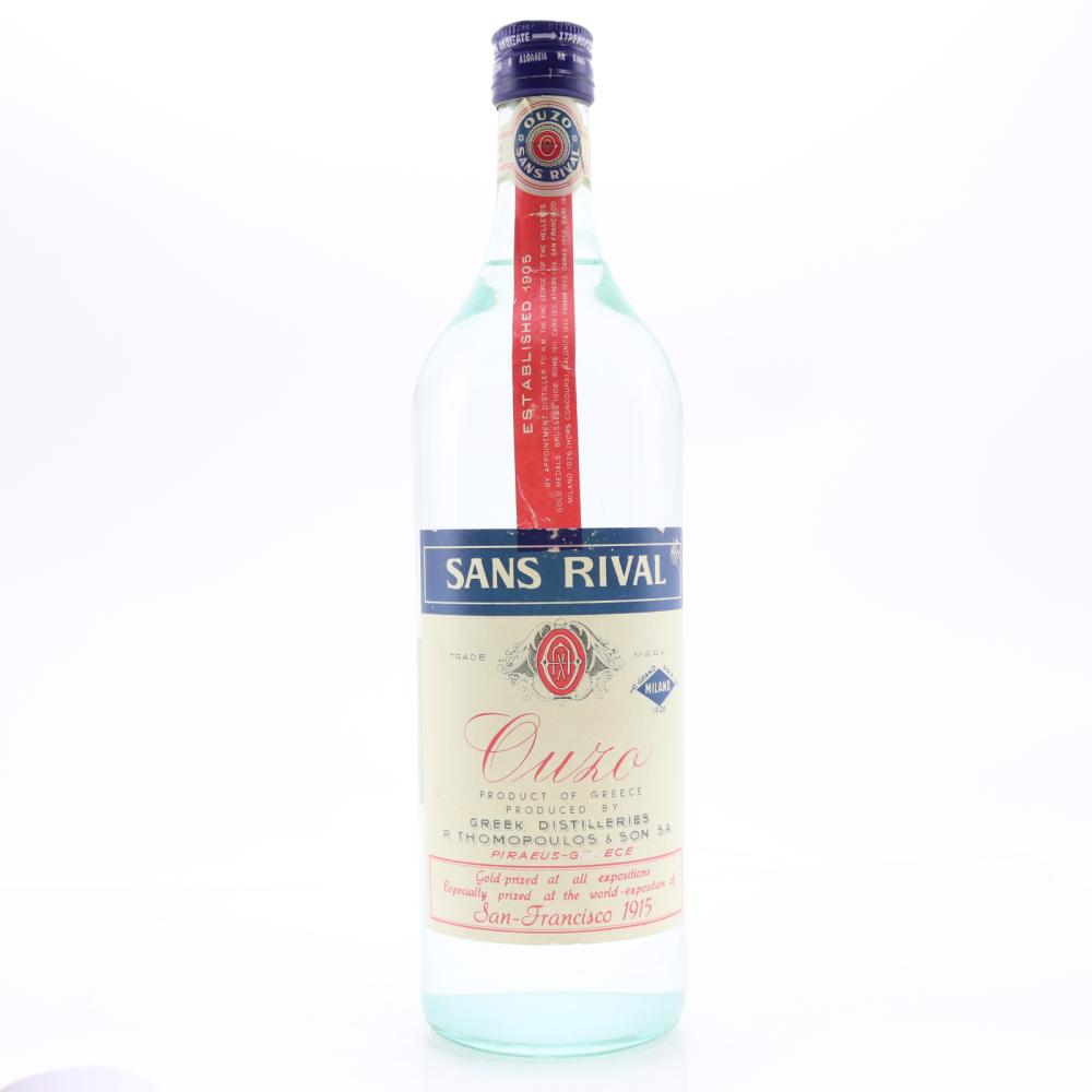 Sans Rival Ouzo 1 Litre 1960s