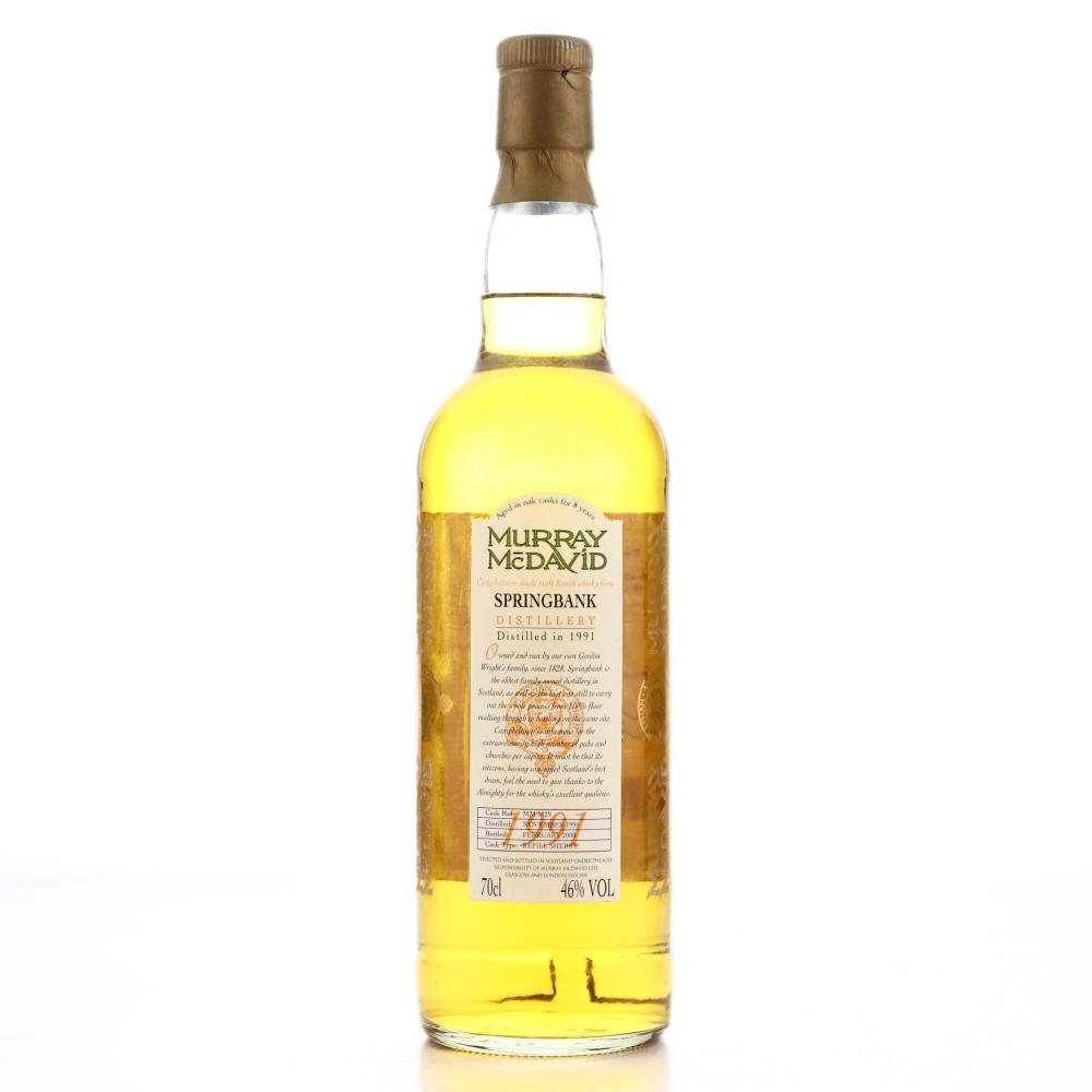 Springbank 1991 Murray McDavid 8 Year Old