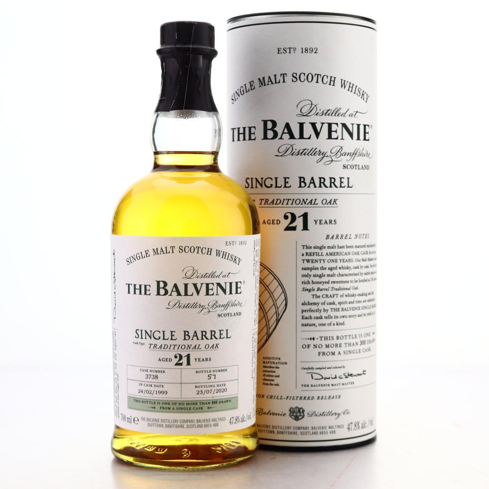 Balvenie 1999 Traditional Oak Single Barrel 21 Year Old #3738