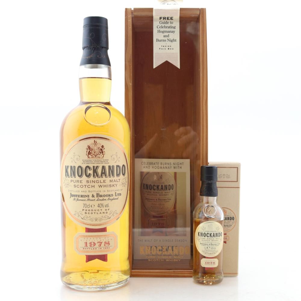 Knockando 1978 / with Miniature 5cl