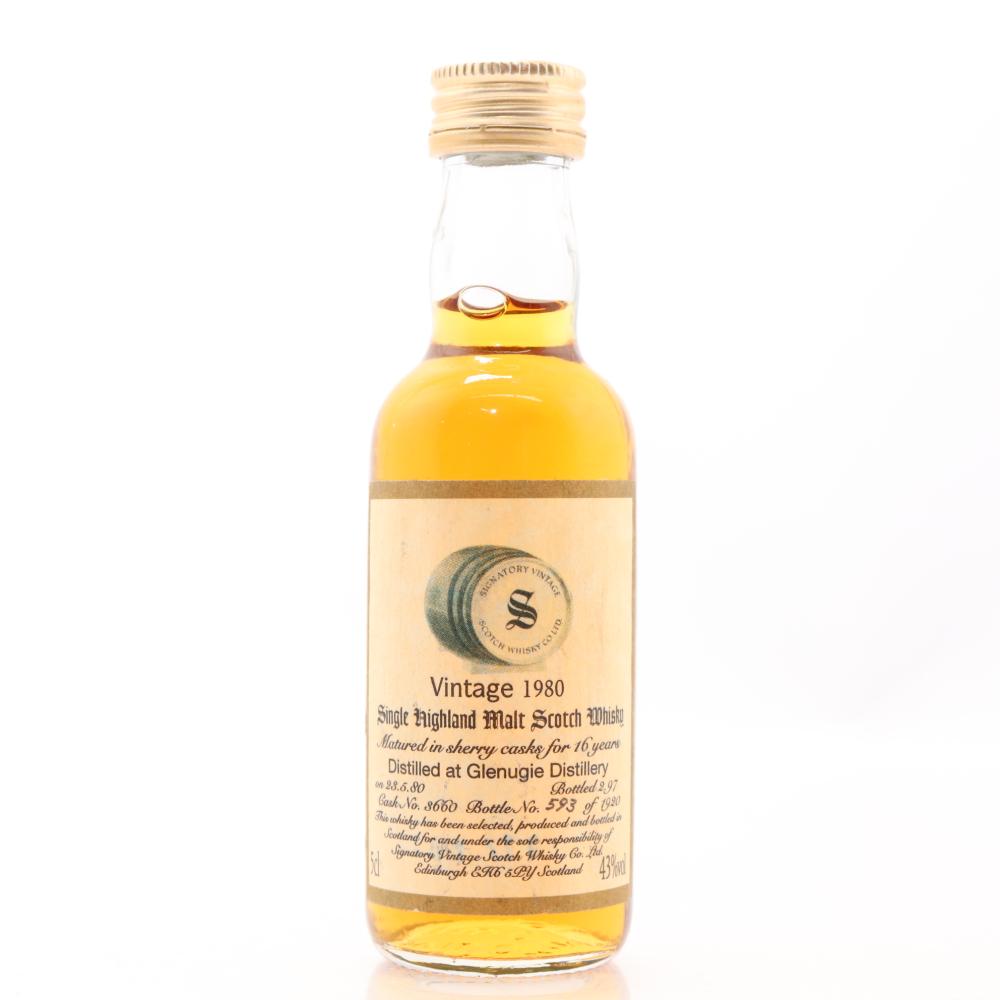 Glenugie 1980 Signatory Vintage 16 Year Old Miniature 5cl