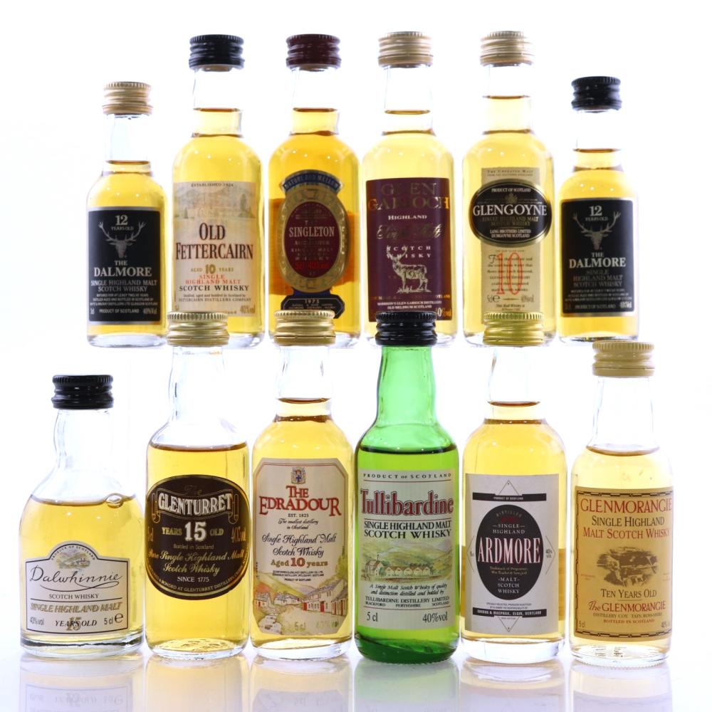 Highland Single Malt Miniatures x 12