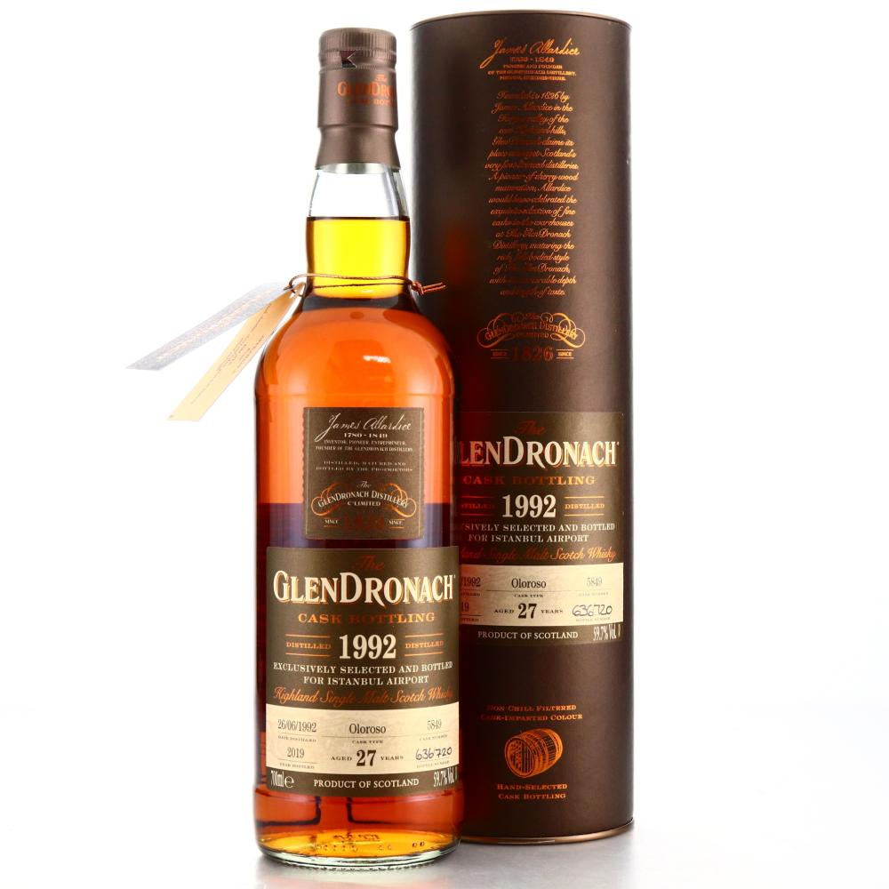 Glendronach 1992 Single Oloroso Cask 27 Year Old #5849 / Istanbul Airport