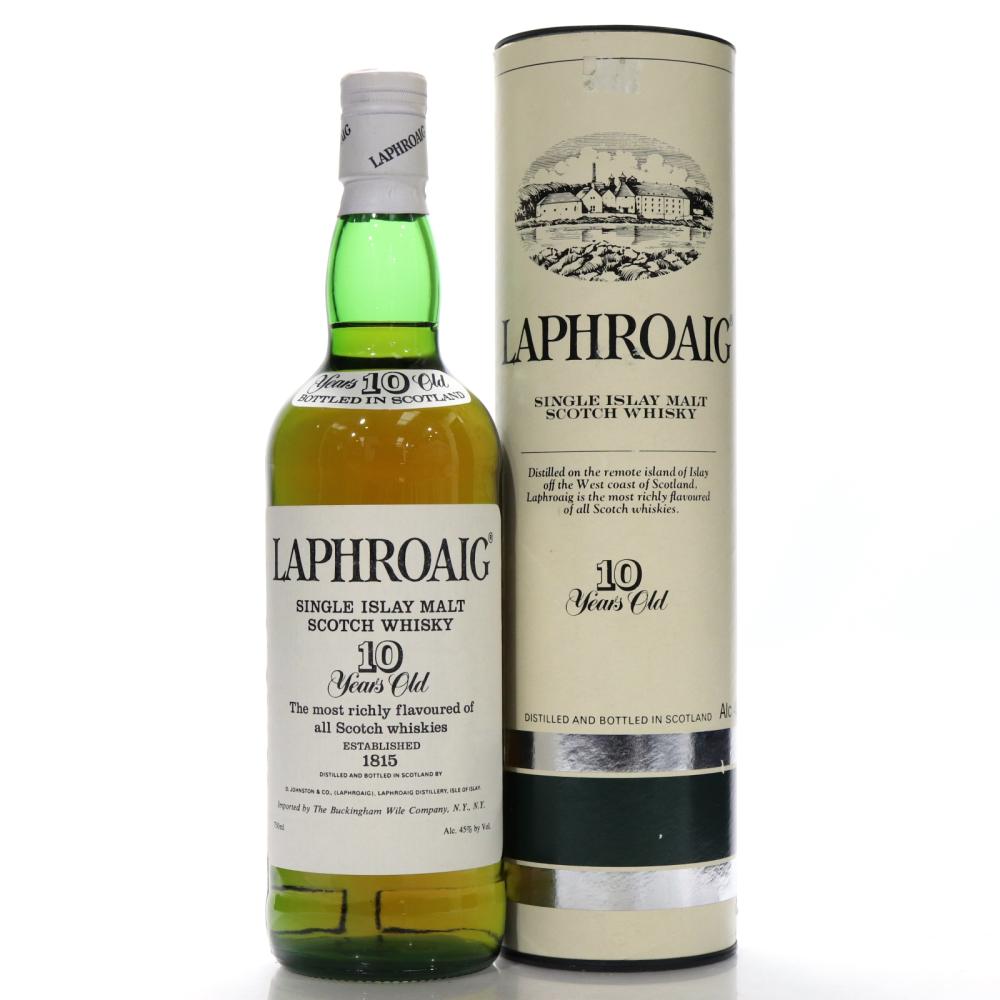 Laphroaig 10 Year Old 1980s / Buckingham Wile Import