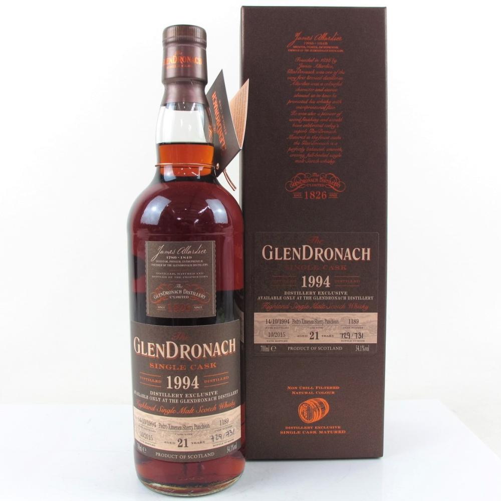 Glendronach 1994 Single Cask 21 Year Old  #1189 Distillery Exclusive