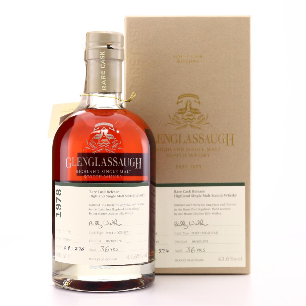 Glenglassaugh 1978 Single Port Cask 36 Year Old Cask #1118/8