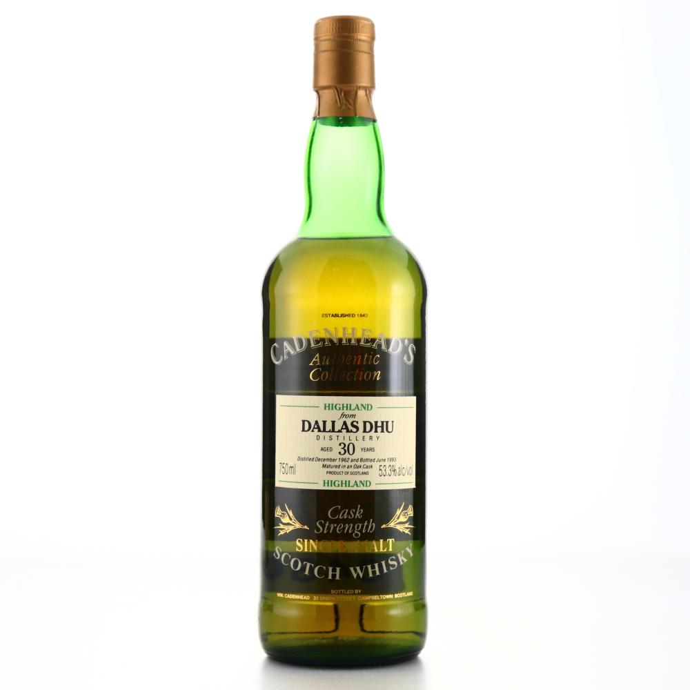 Dallas Dhu 1962 Cadenhead's 30 Year Old 75cl / US Import