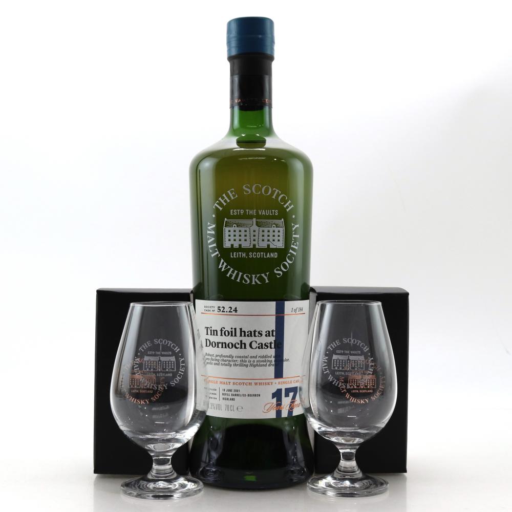 Old Pulteney 2001 SMWS 17 Year Old 52.24 / with 2 x Branded Glasses