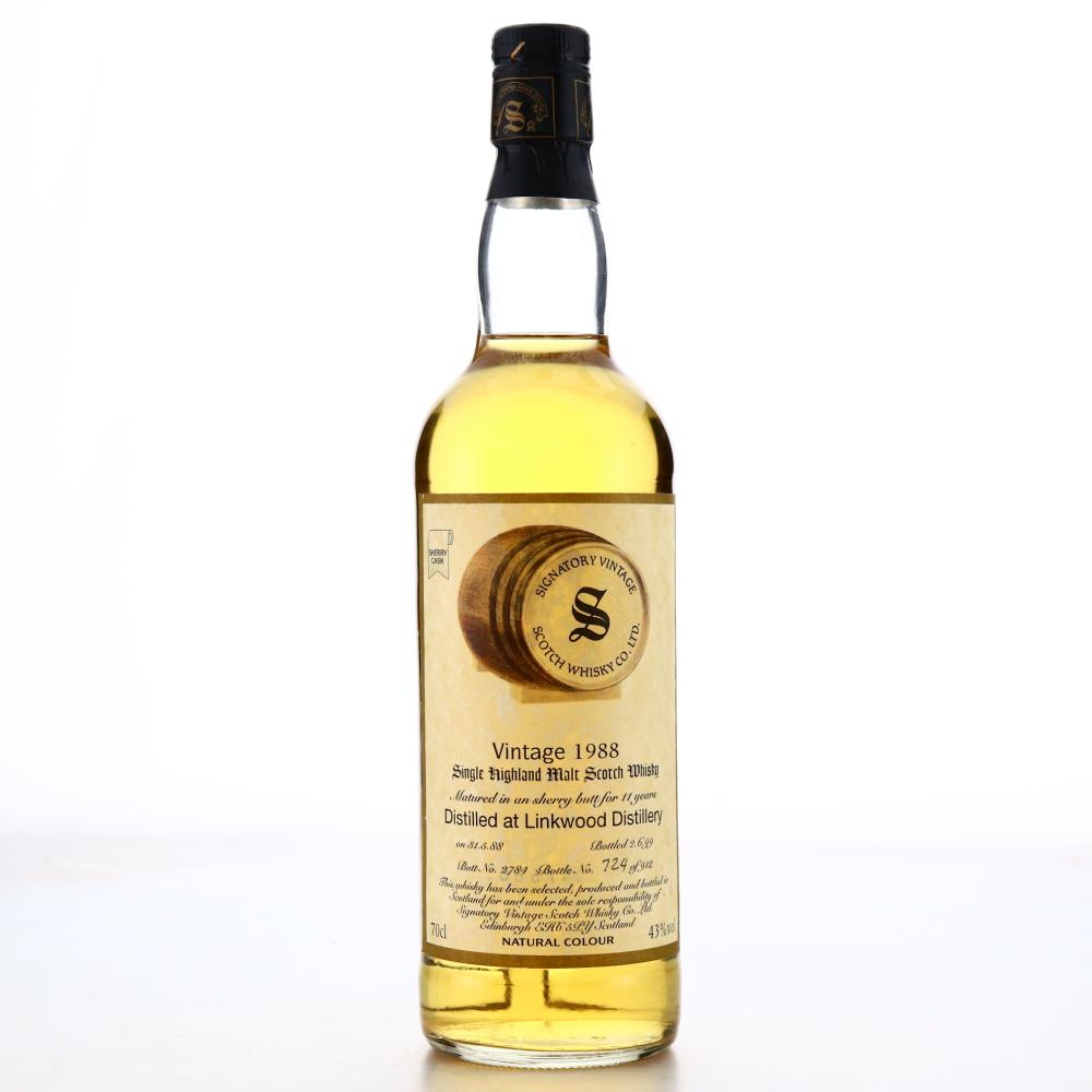 Linkwood 1988 Signatory Vintage 11 Year Old