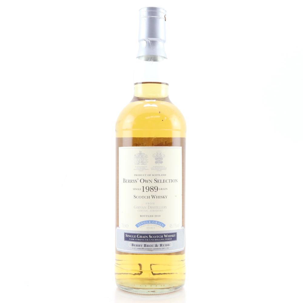 Girvan 1989 Berry Brothers Single Grain