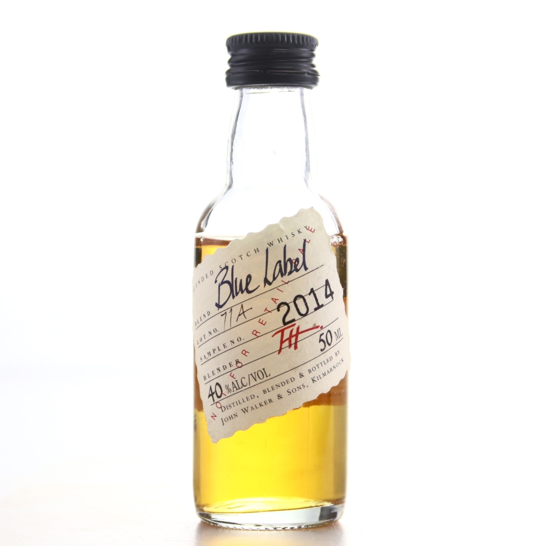 Johnnie Walker Blue Label Trade Sample Miniature / US Import