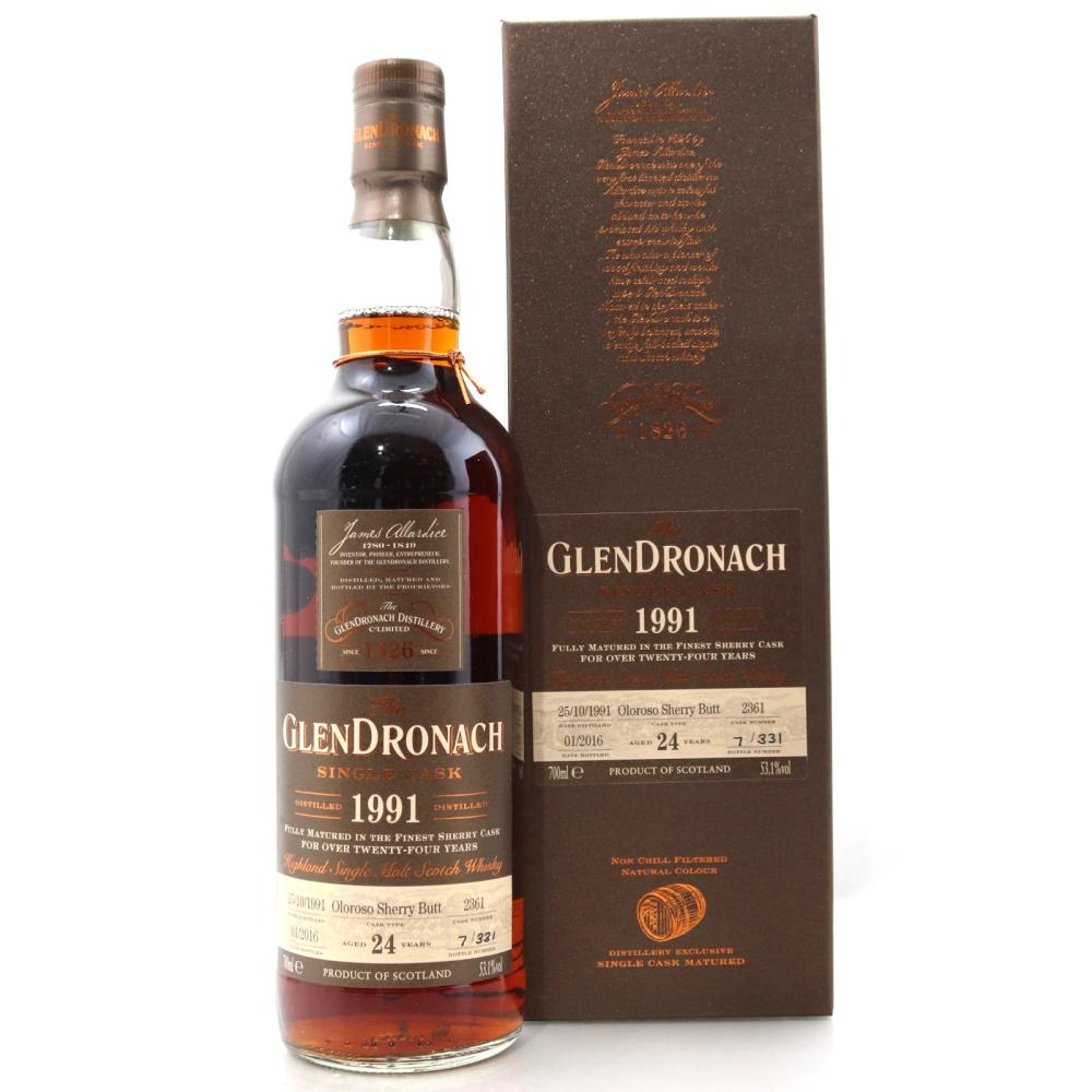 Glendronach 1991 Single Cask 24 Year Old #2361
