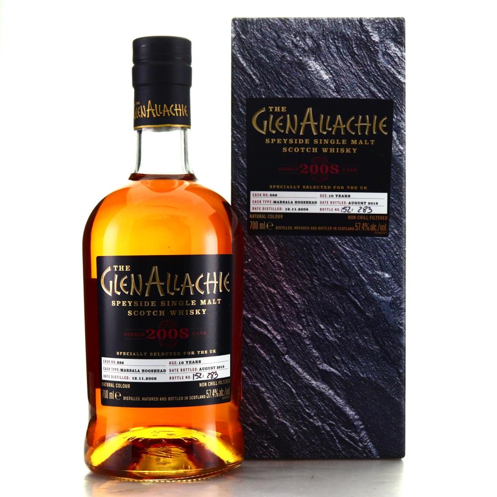 Glenallachie 2008 Single Marsala Cask 10 Year Old #586 / UK