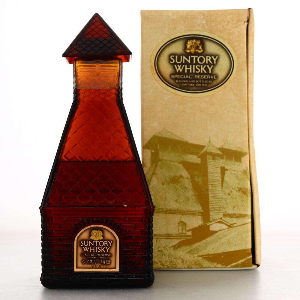 Suntory Special Reserve Pagoda Decanter 76cl - Collection Only