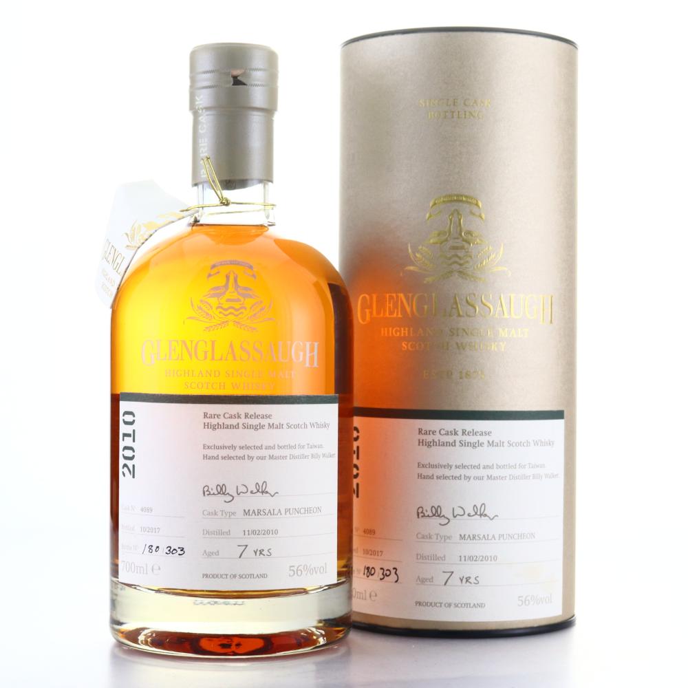 Glenglassaugh 2010 Single Marsala Cask 7 Year Old #4089 / Taiwan