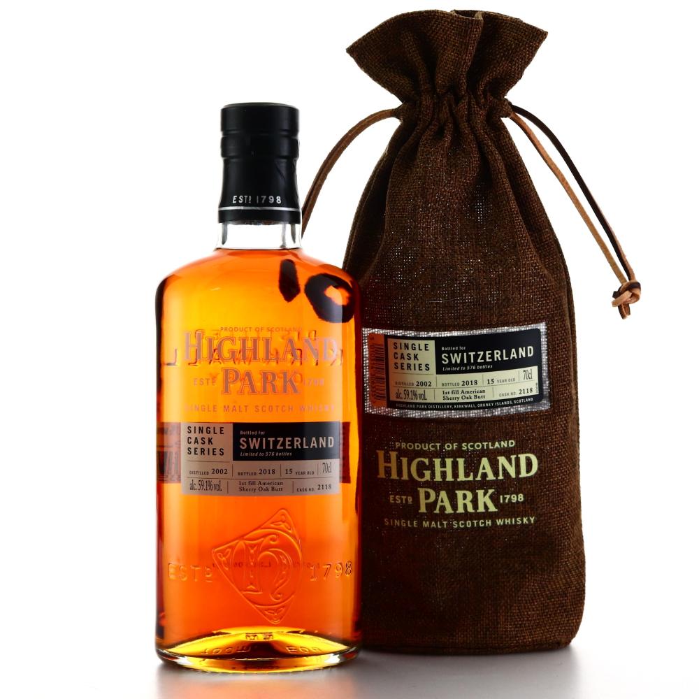 Highland Park 2002 Single Cask 15 Year Old #2118 / Switzerland Exclusive
