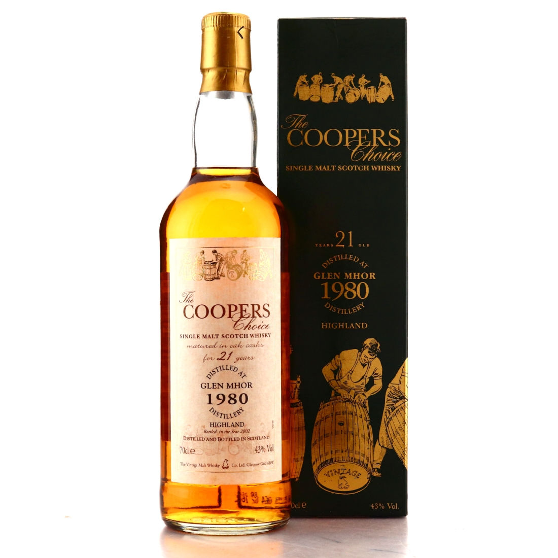Glen Mhor 1980 Coopers Choice 21 Year Old