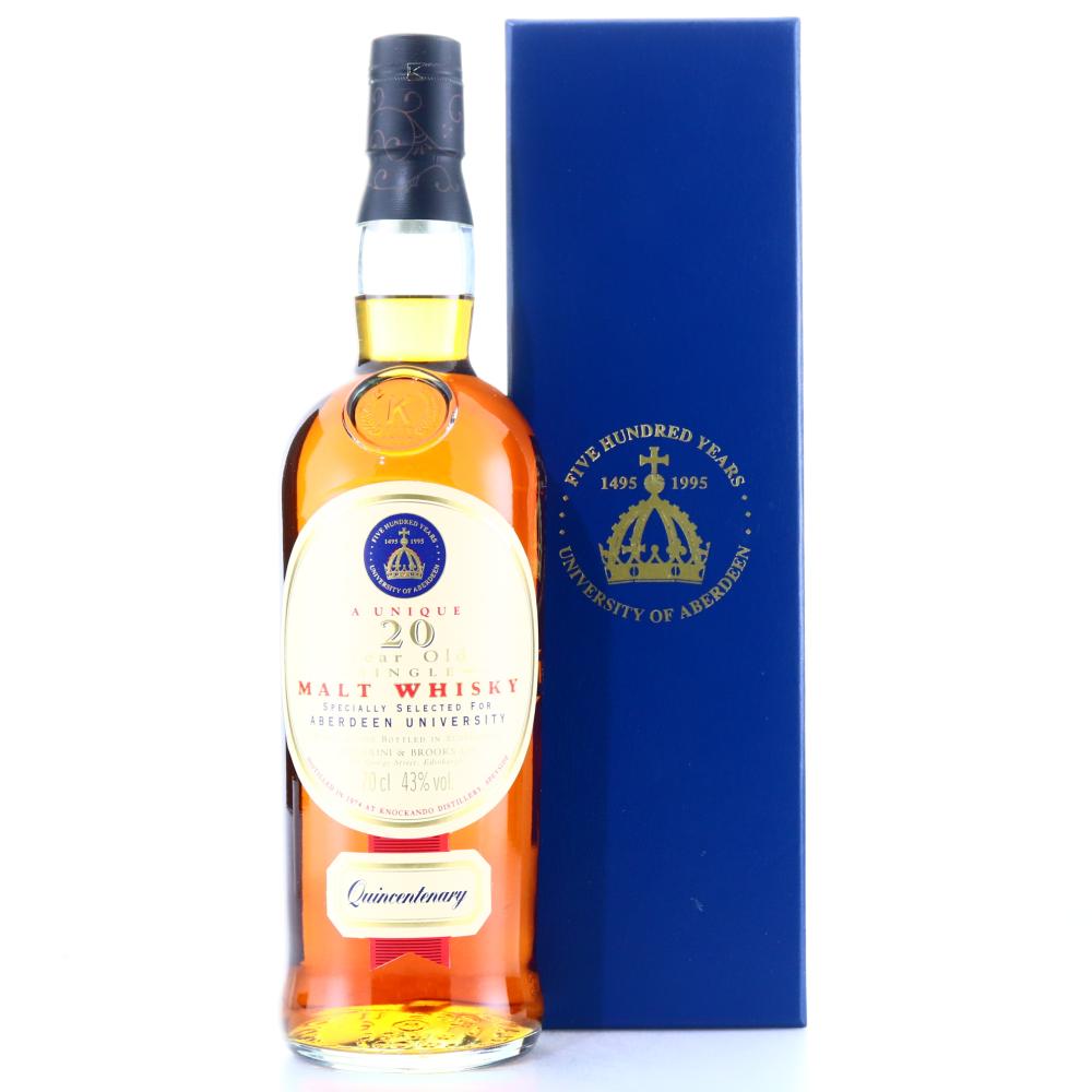 J&B 20 Year Old Aberdeen University Quincentenary
